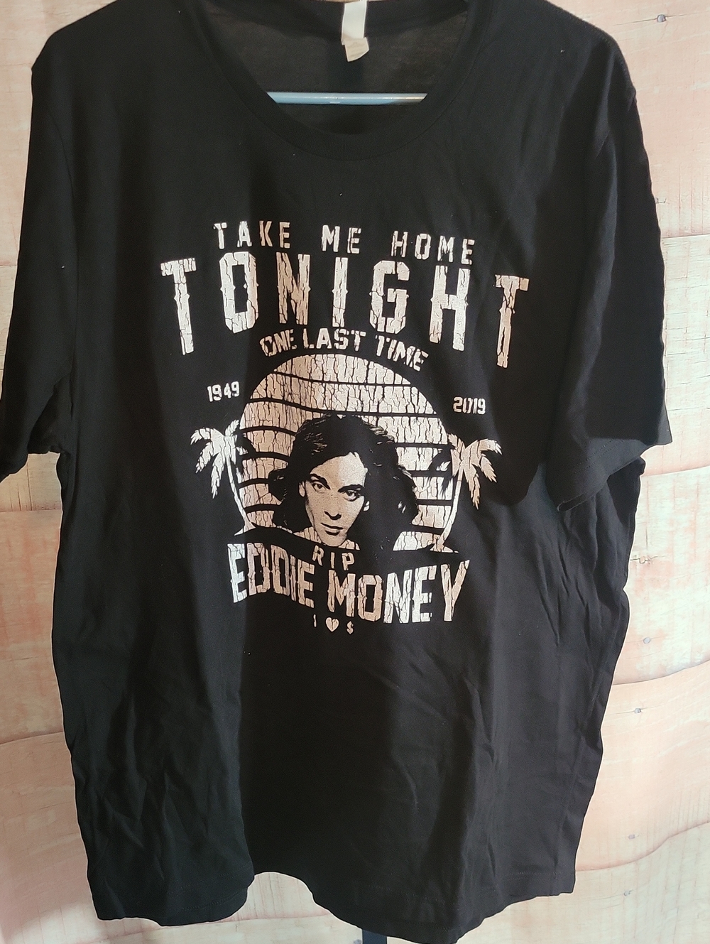 Eddie Money Graphic Design Tshirt